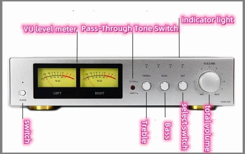 Audio Music Effect - AC220V AC110V 200W*2 2.0 Channel IRF240
