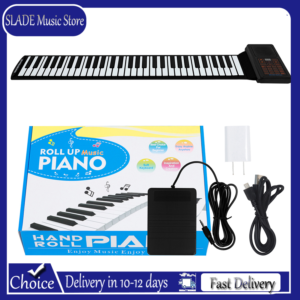 Keyboard Piano 61 Key - EP-15 Foldable Portable Hand Roll Up