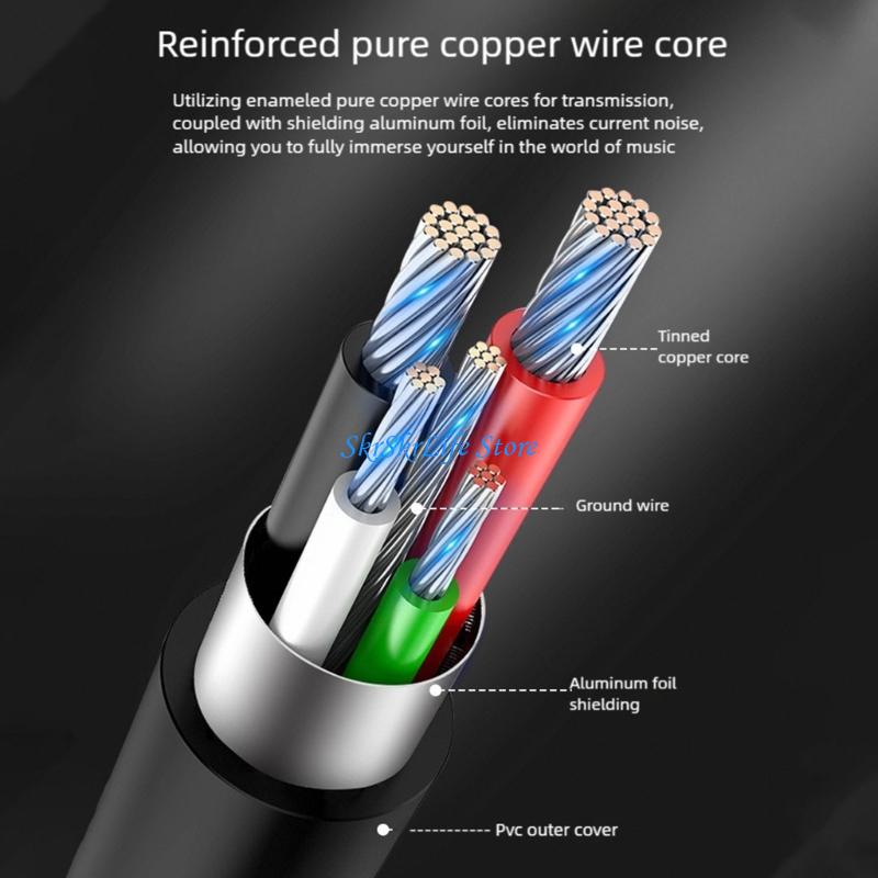 Audio Music Enhancer - E65E USB C To 3.5mm Audios