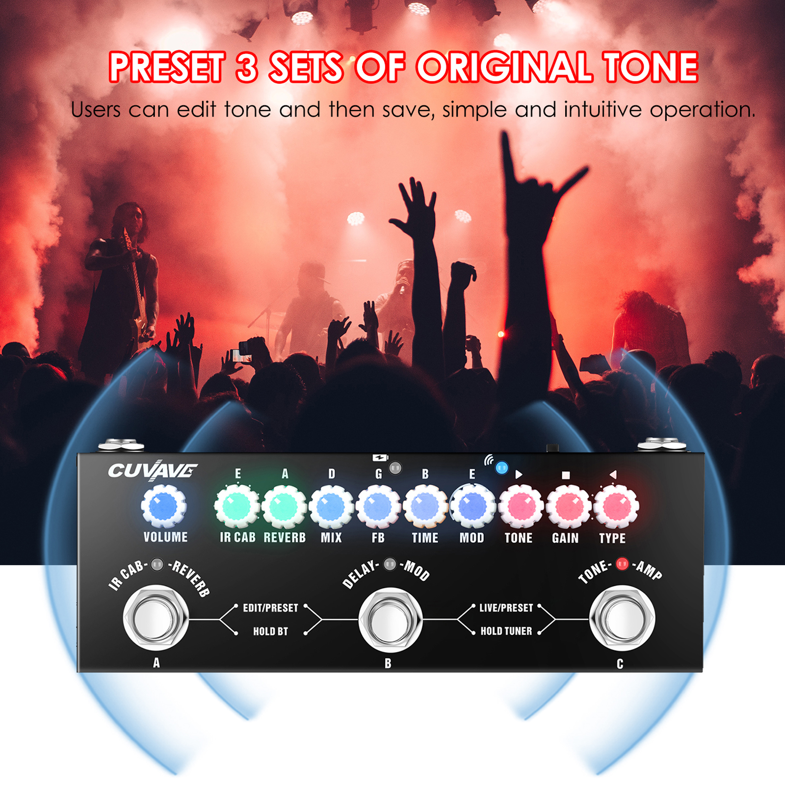Audio Music Effect - CUVAVE CUBE BABY Electric Guitar Combined