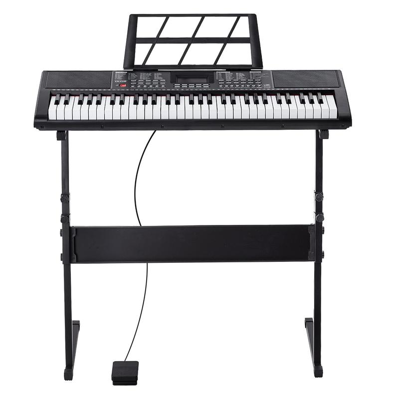 61 Key Digital Keyboard Piano, - Keyboard Piano 61 Key avaliação e preço