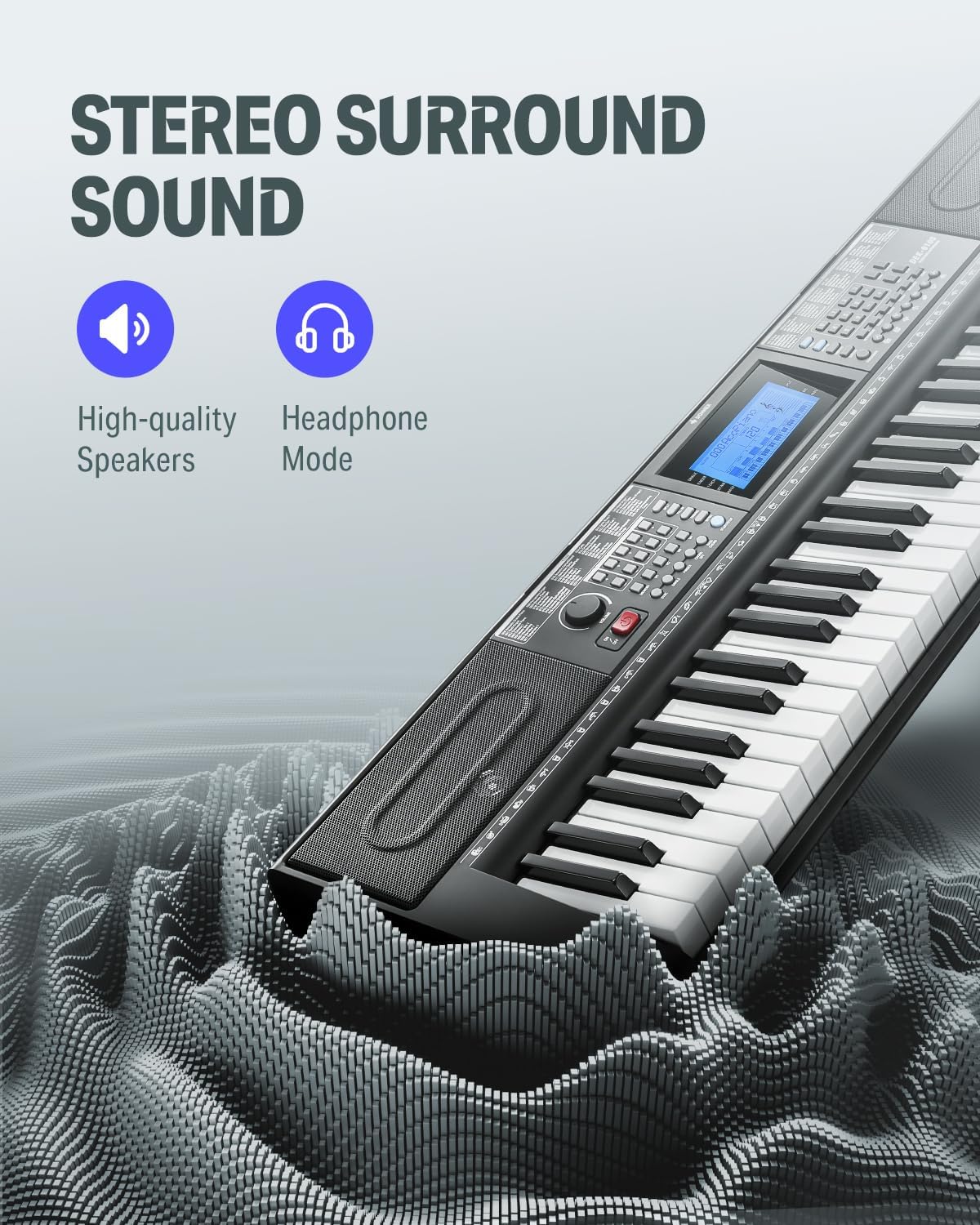 61-Key Electric Piano Keyboard - Keyboard Piano 61 Key avaliação e preço