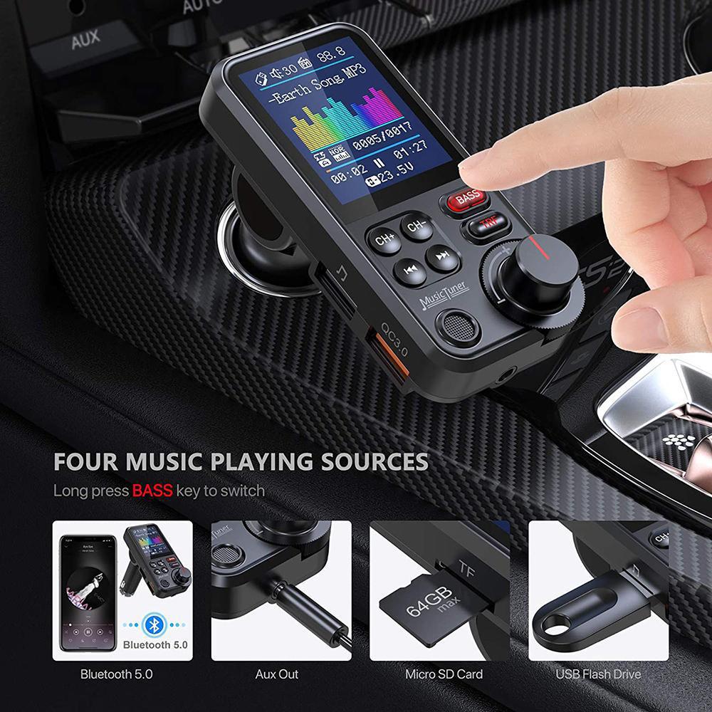 Bluetooth-compatible Car Wirel - Audio Music Free Mp3 avaliação e preço