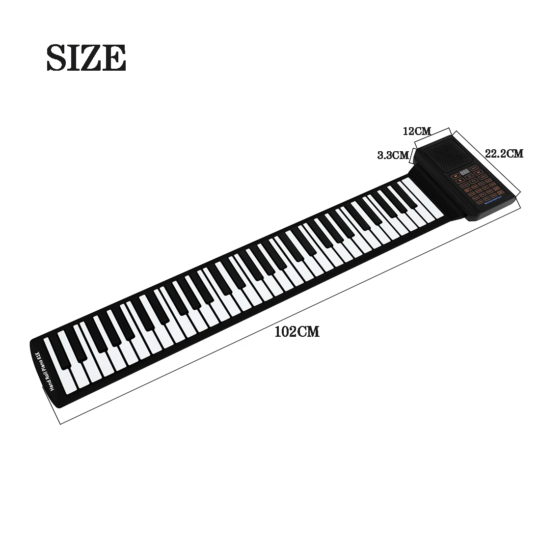 EP-15 Foldable Portable Hand R - Keyboard Piano 61 Key avaliação e preço