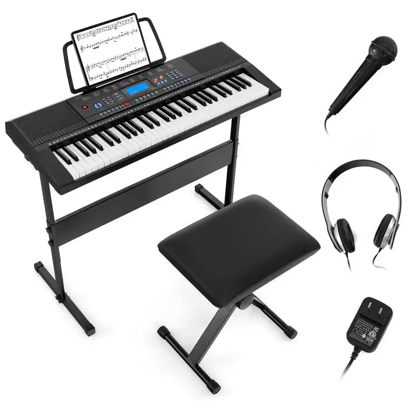 61-Key Electronic Keyboard Pia - Keyboard Piano 61 Key avaliação e preço