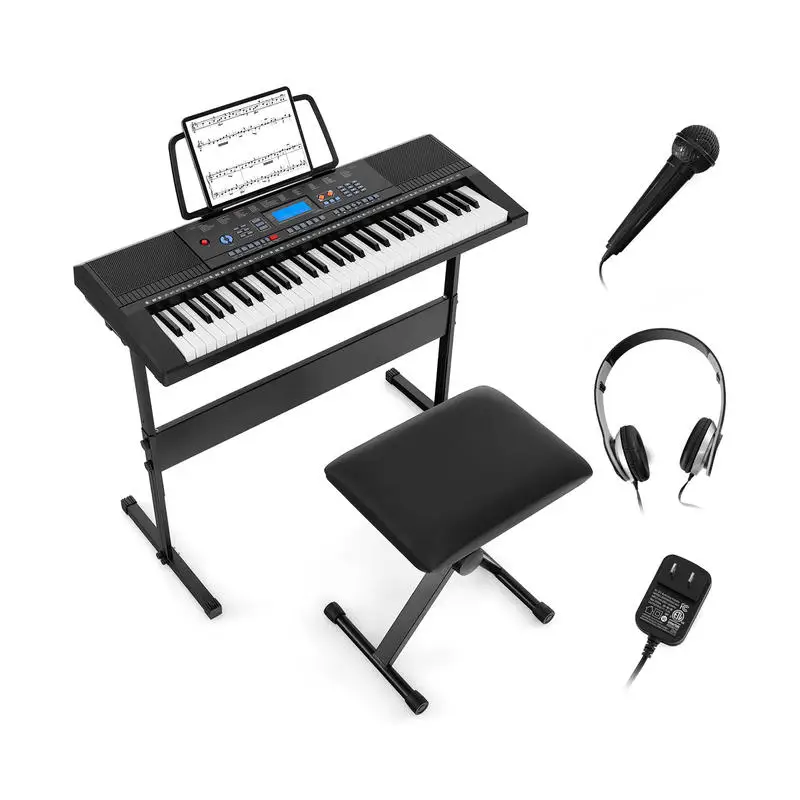61-Key Electronic Keyboard Pia - Keyboard Piano 61 Key avaliação e preço
