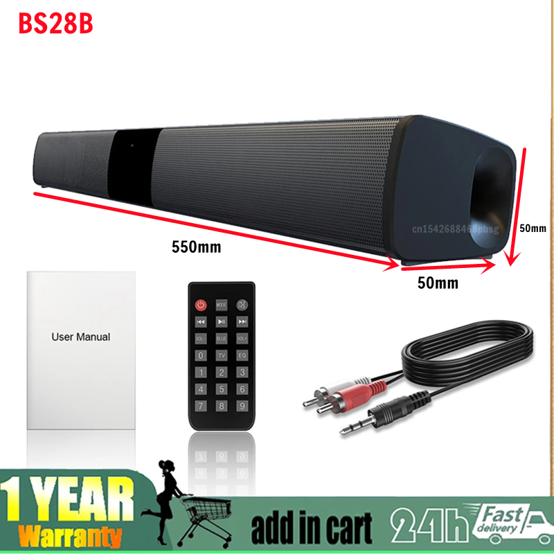 40W Wireless Bluetooth Soundba - Audio Music Visualizer Free avaliação e preço