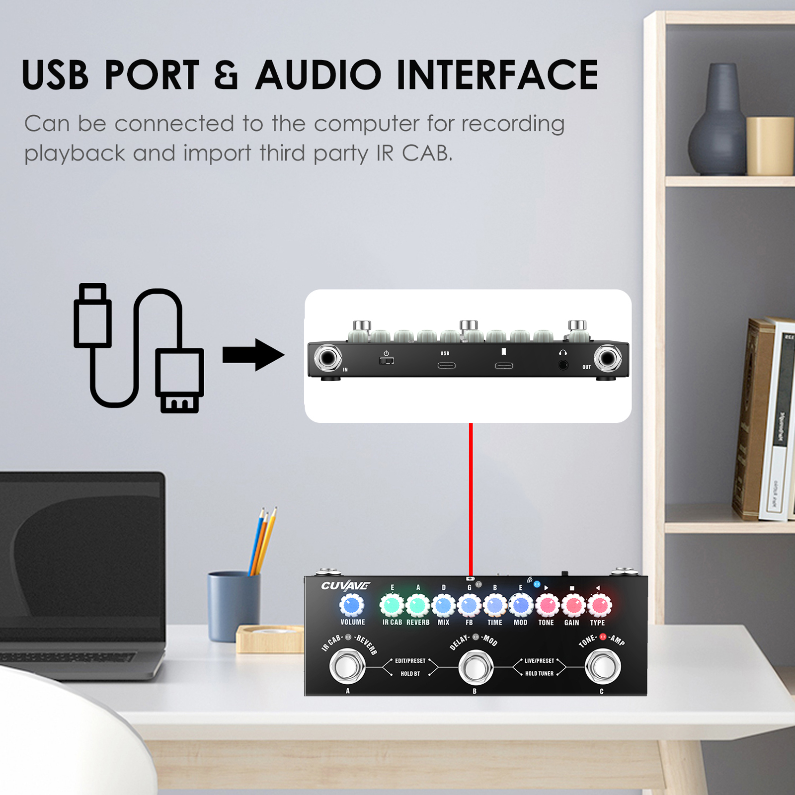 CUVAVE CUBE BABY Electric Guit - Audio Music Effect avaliação e preço