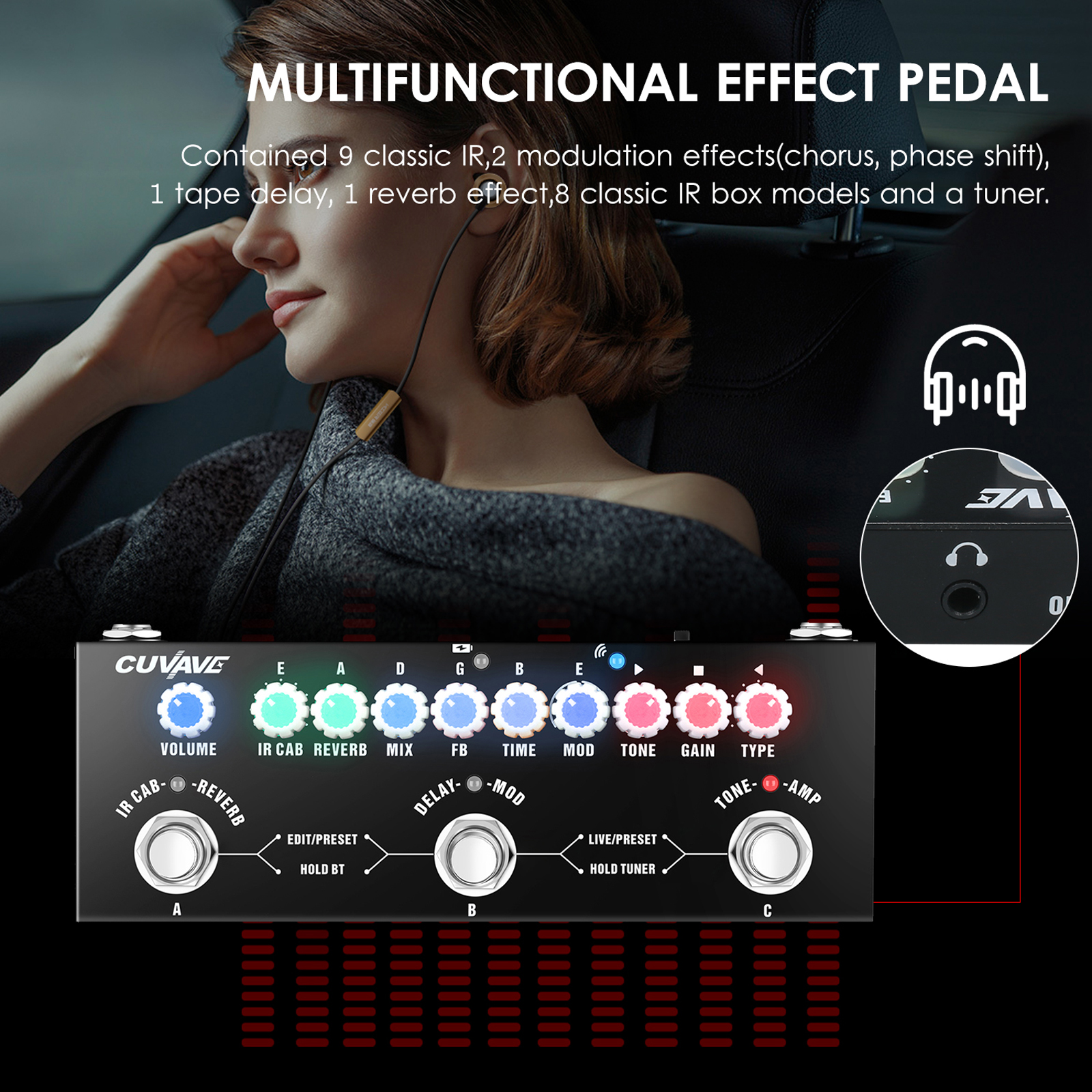 CUVAVE CUBE BABY Electric Guit - Audio Music Effect avaliação e preço