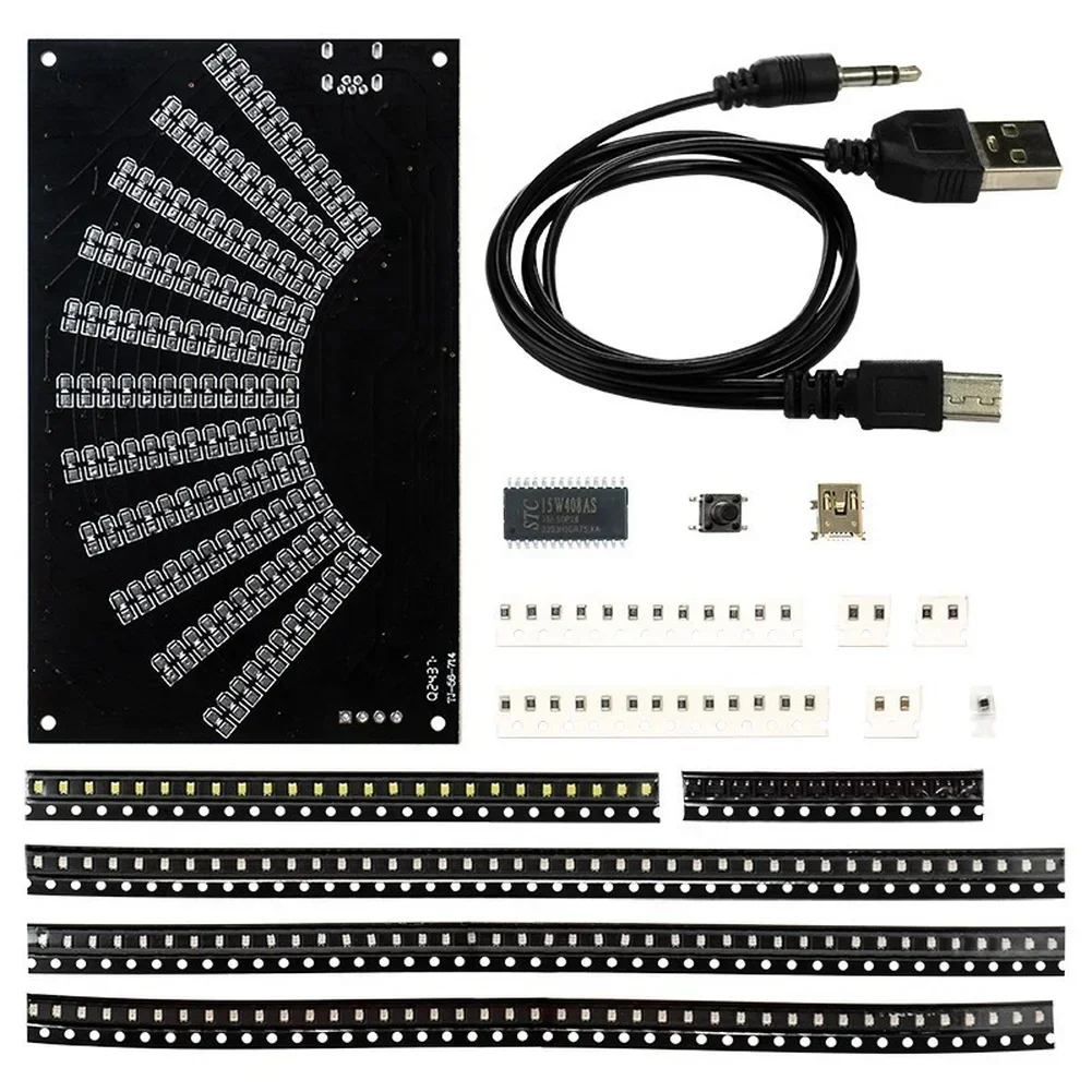DIY LED Music Spectrum Display - Audio Music Visualizer Free avaliação e preço