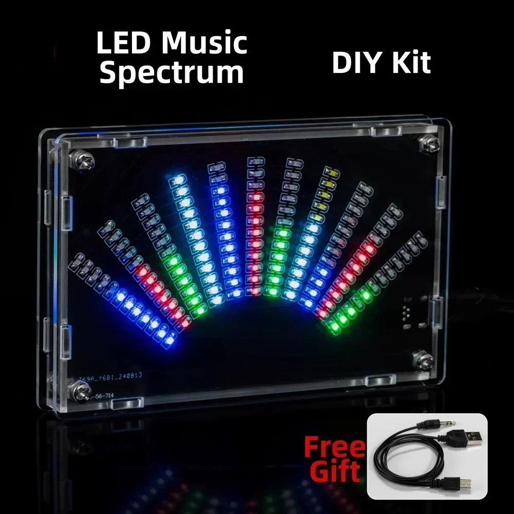 DIY LED Music Spectrum Display - Audio Music Visualizer Free avaliação e preço