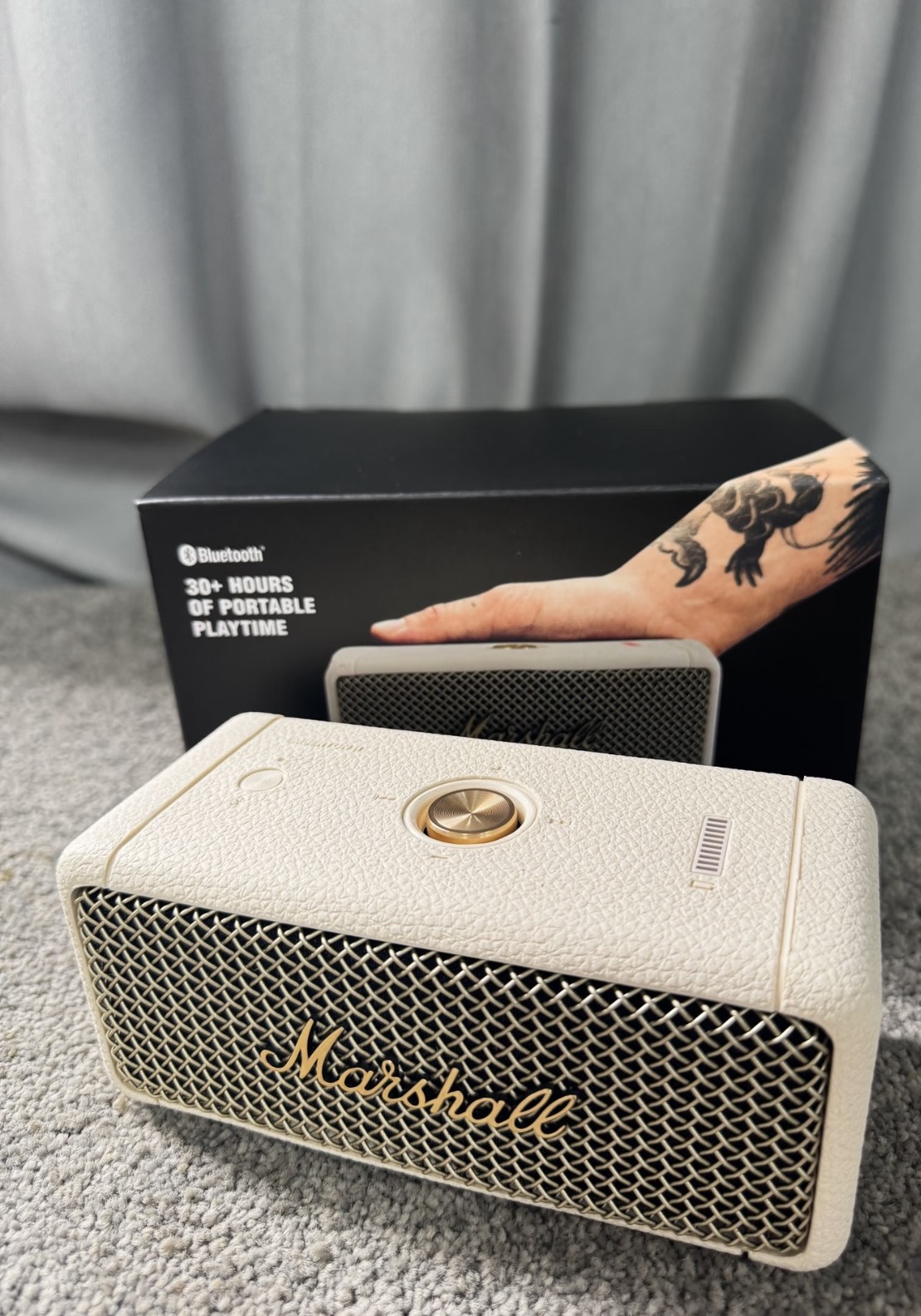 Marshall Emberton Portable Blu - Audio Music Visualizer Free avaliação e preço