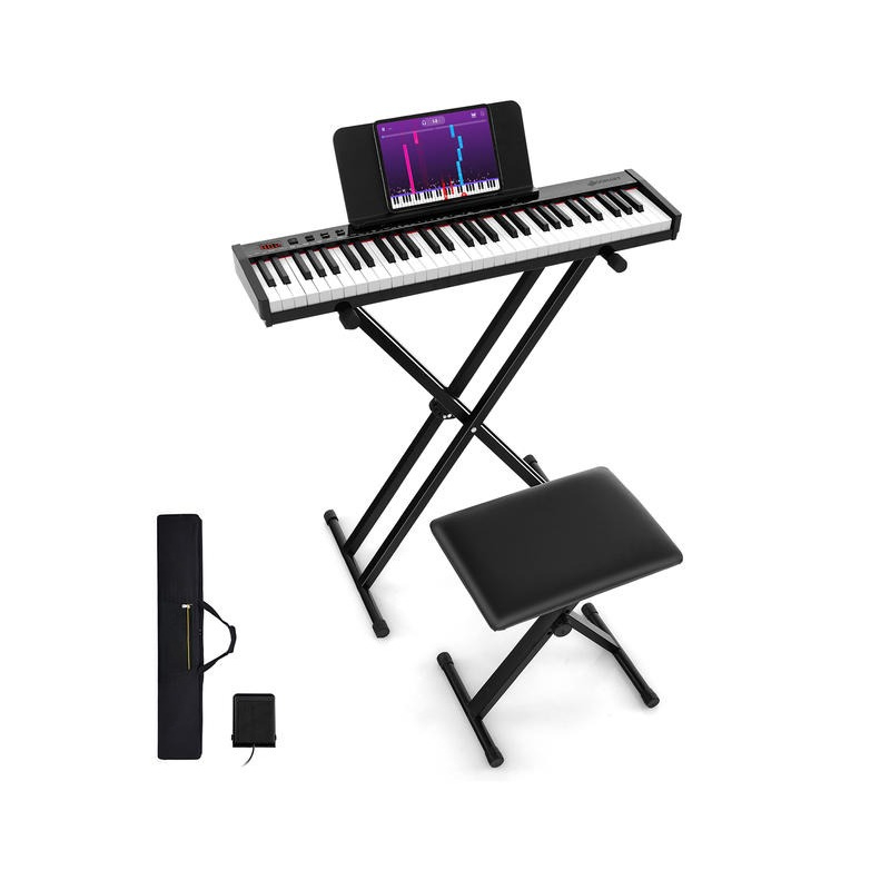 61-Key Portable Electronic Key - Keyboard Piano 61 Key avaliação e preço