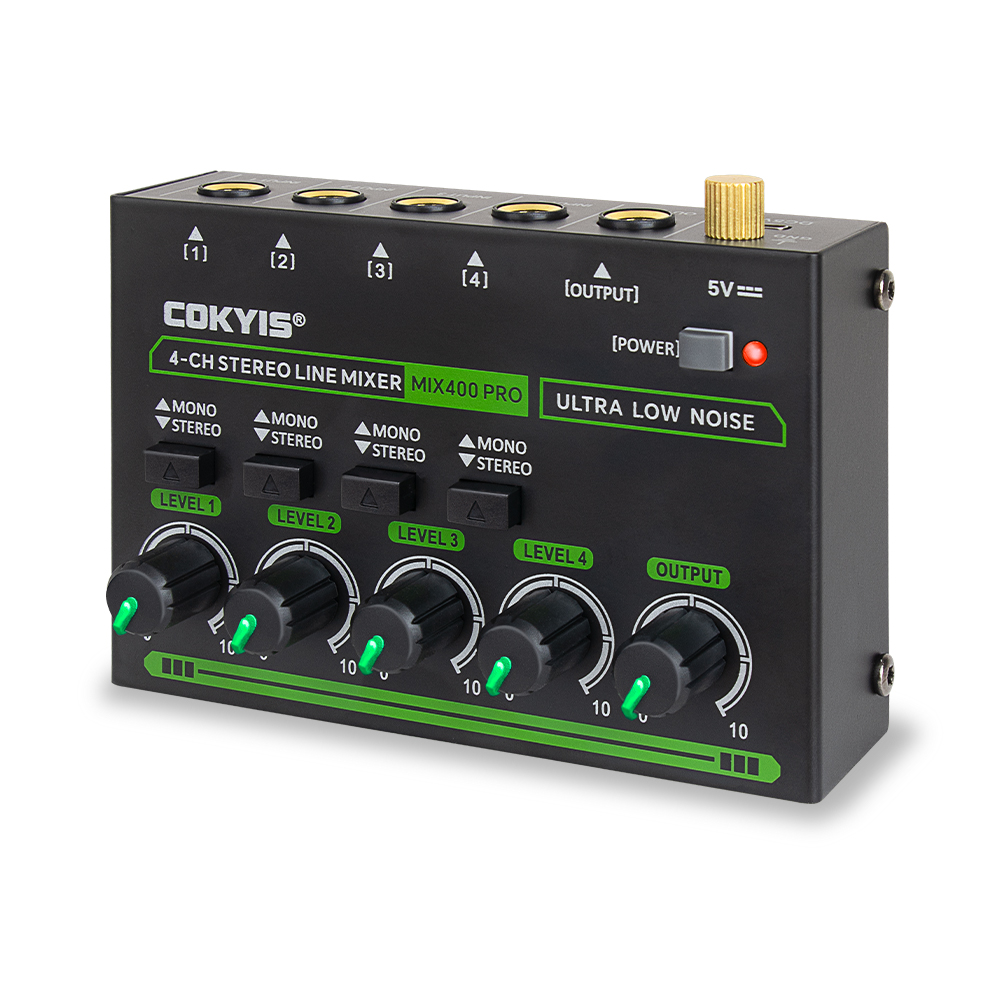 Mix400 Pro 4 Channel Professio - Audio Mixer 4 Channel avaliação e preço