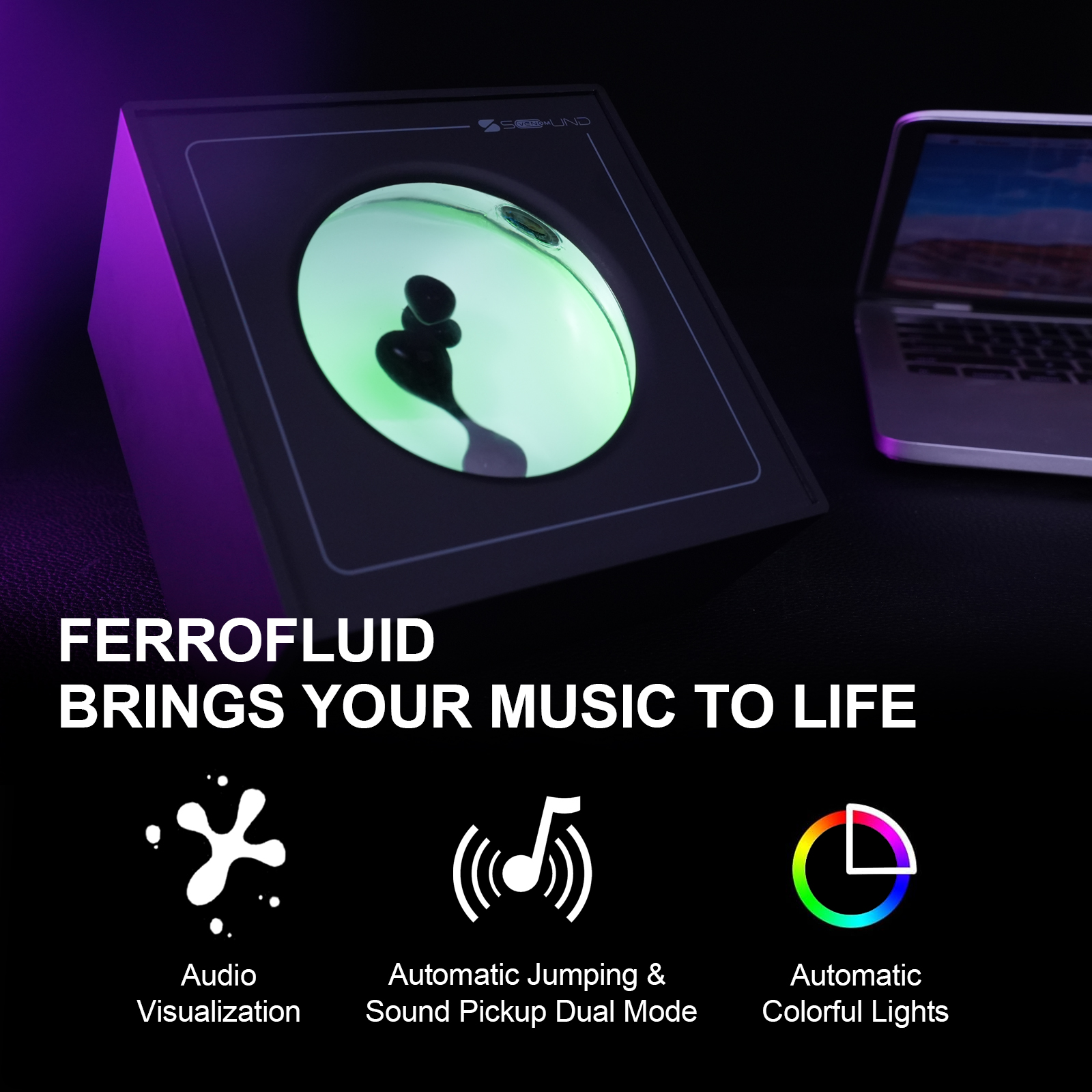 Ferrofluid Audio Visualizer,Fe - Audio Music Visualizer Free avaliação e preço