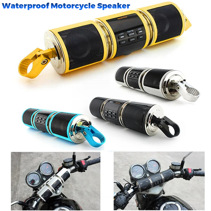 Motorcycle Audio FM Radio AUX  - Audio Music Free Mp3 avaliação e preço