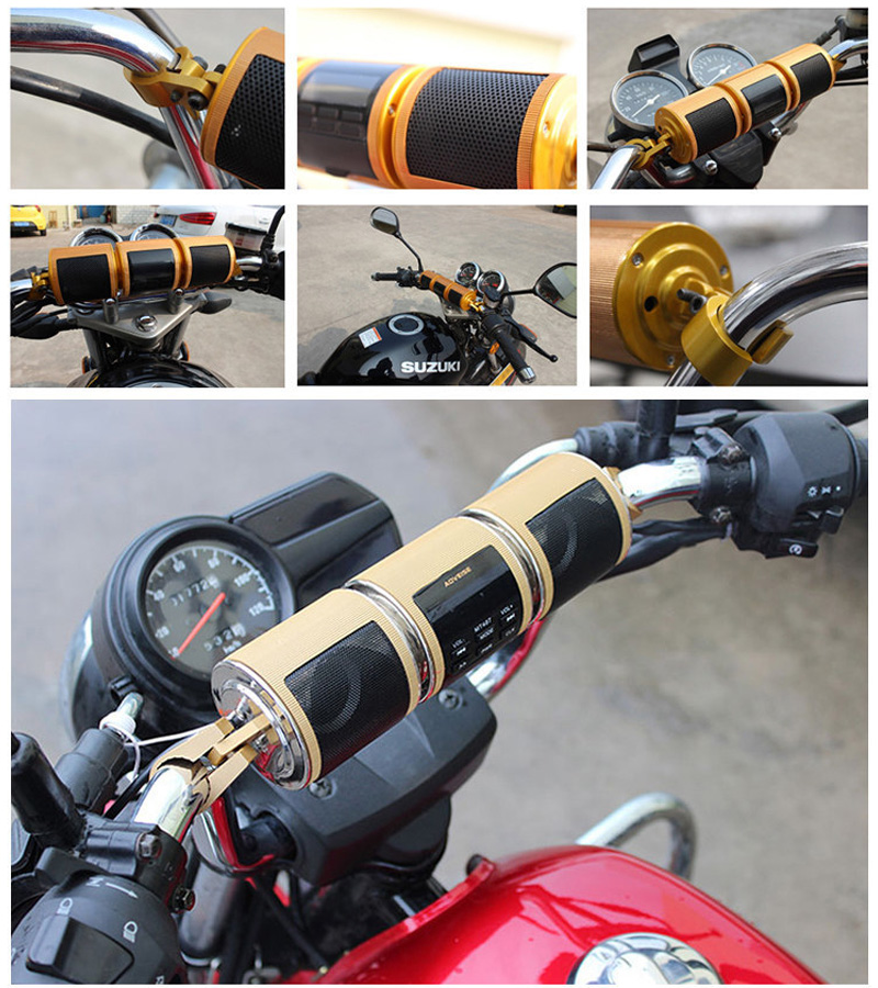Motorcycle Audio FM Radio AUX  - Audio Music Free Mp3 avaliação e preço