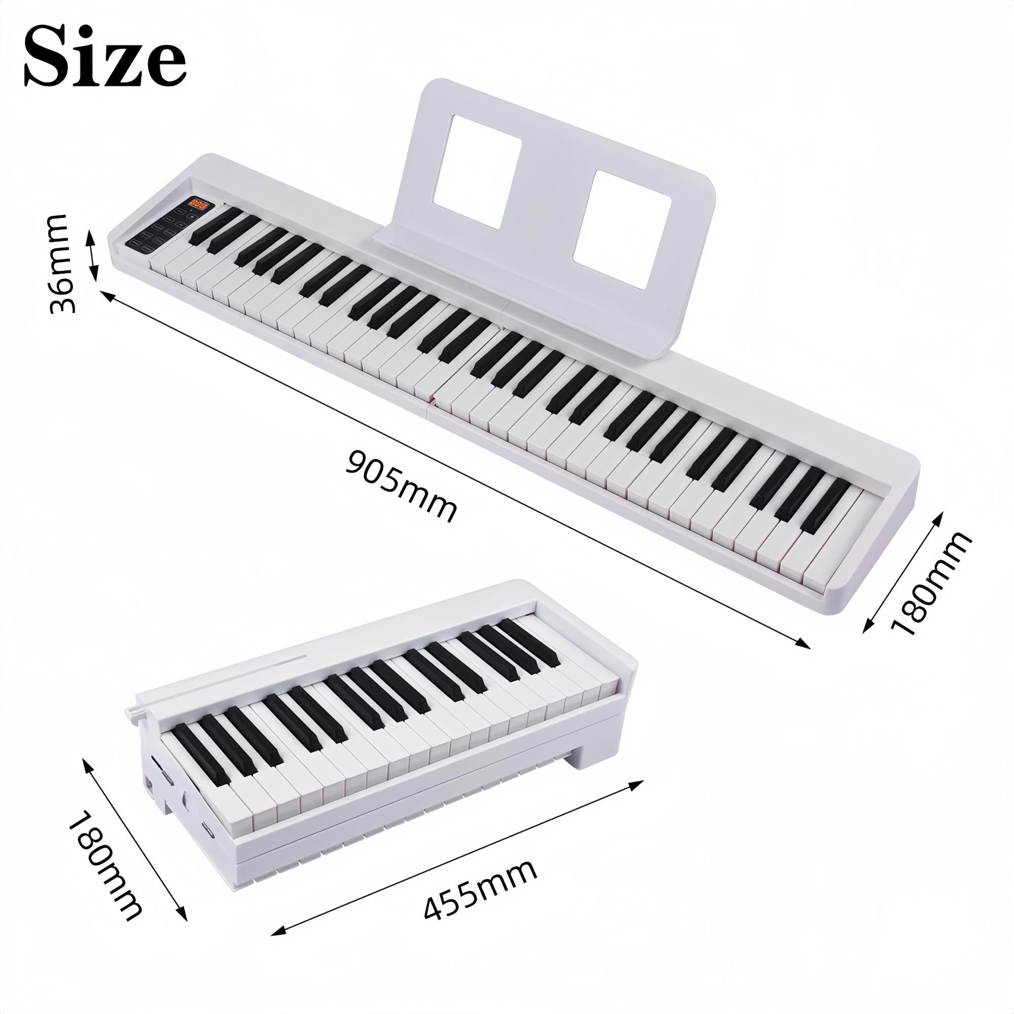 Miwayer 61 Key Foldable Electr - Keyboard Piano 61 Key avaliação e preço