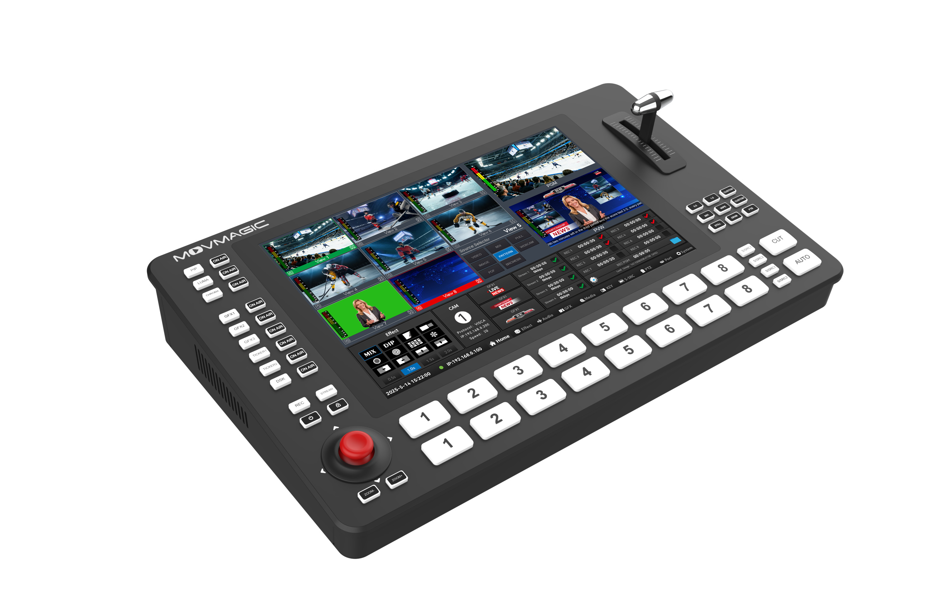 MOVMAGIC M8 4K  Professional 8 - Audio Mixer 4 Channel avaliação e preço