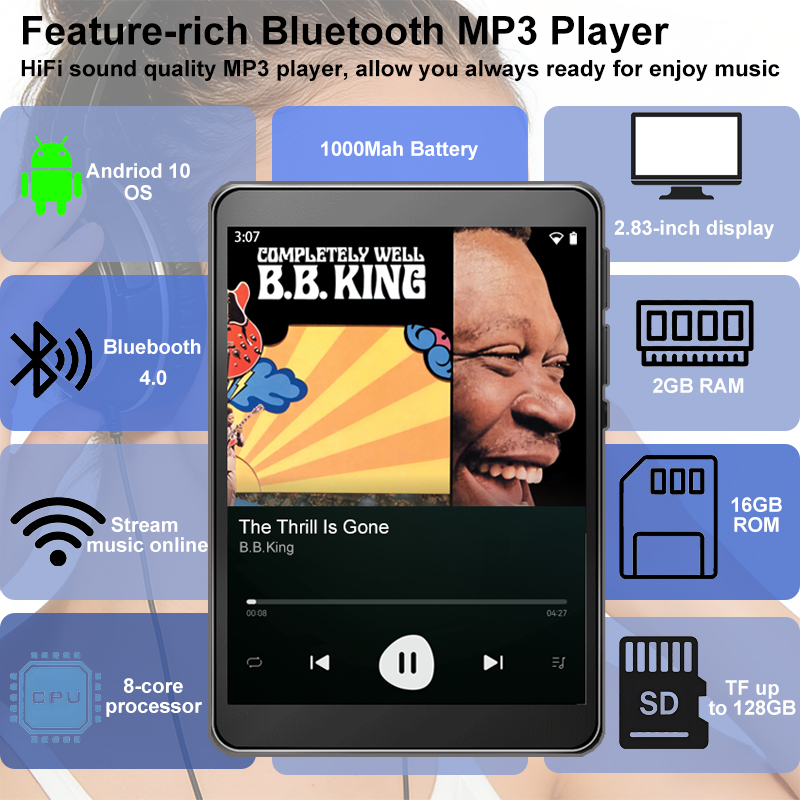 Android 10 MP3 Player Lossless - Audio Music Player Online avaliação e preço