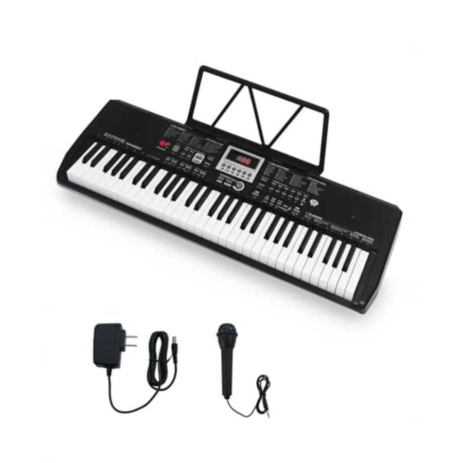61-Key Electronic Keyboard Pia - Keyboard Piano 61 Key avaliação e preço