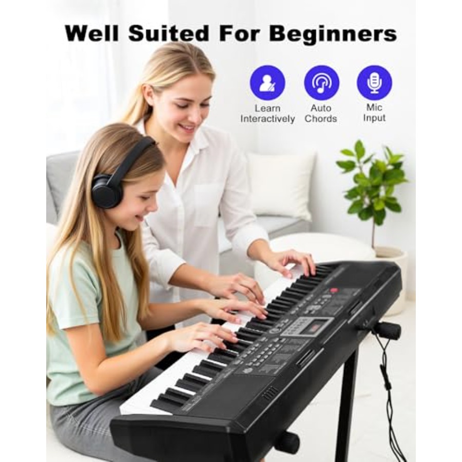 61-Key Electronic Keyboard Pia - Keyboard Piano 61 Key avaliação e preço