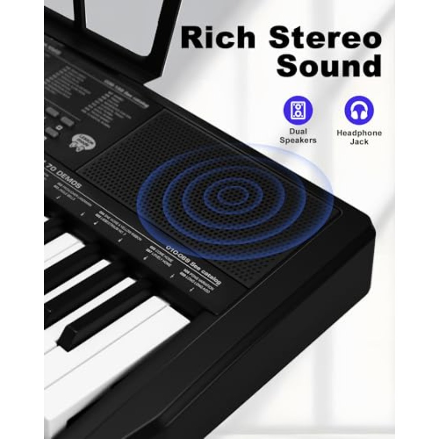61-Key Electronic Keyboard Pia - Keyboard Piano 61 Key avaliação e preço