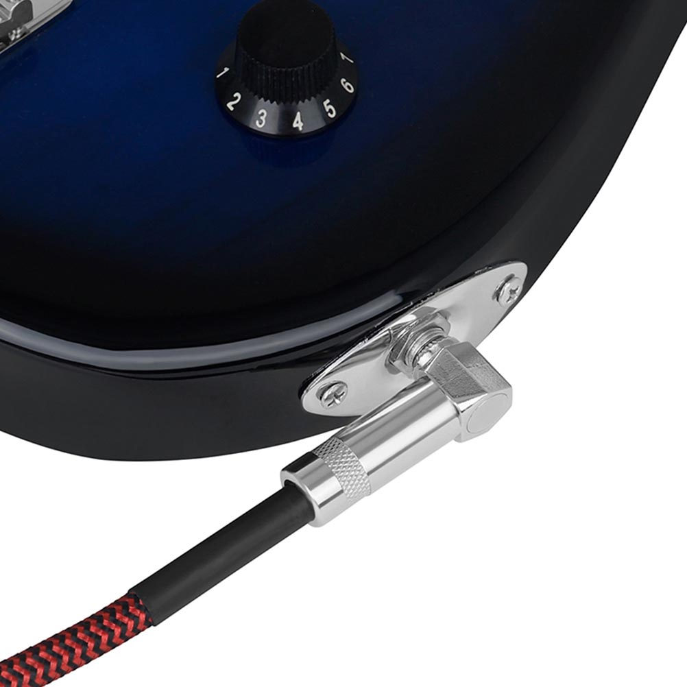 Guitar Patch Cable Nylon Metal - Audio Music Effect avaliação e preço