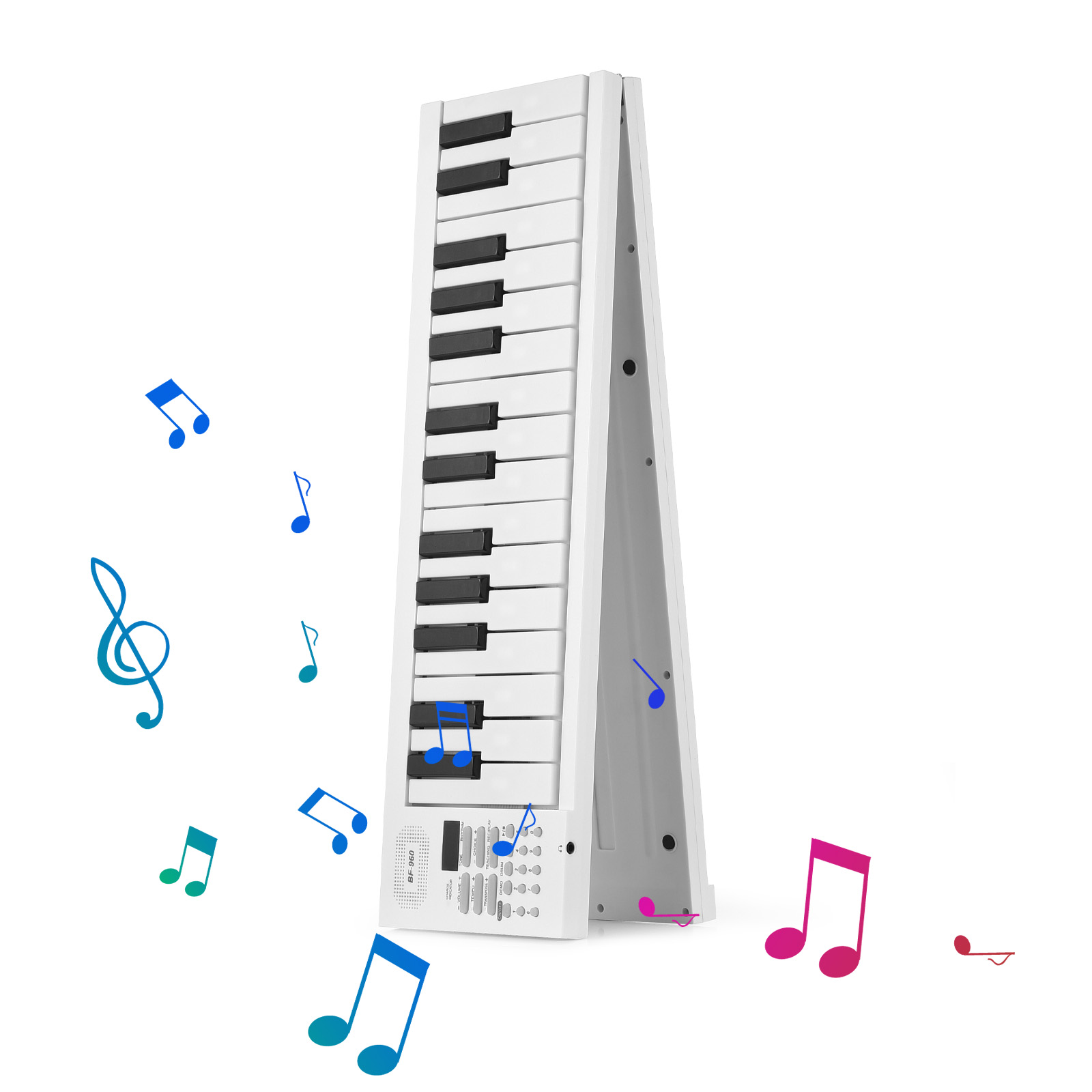 61-Key Foldable Electronic Pia - Keyboard Piano 61 Key avaliação e preço
