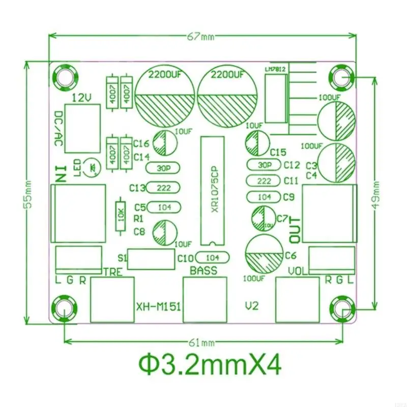 Professional R1075 Tone Board - Audio Music Enhancer avaliação e preço