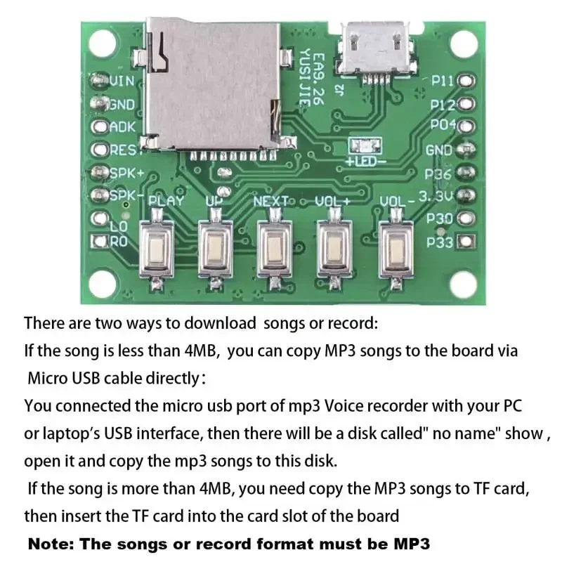 MP3 Voice Module Kit Welcomer  - Audio Music Mp3 Download Free avaliação e preço