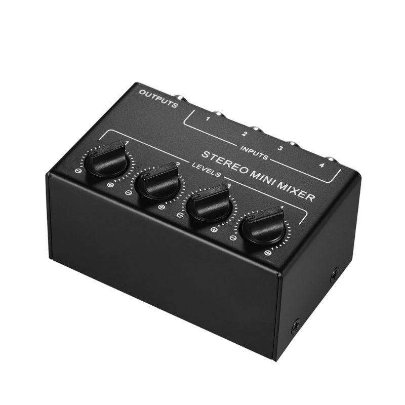  4-Channel Passive Mixer Small - Audio Mixer 4 Channel avaliação e preço