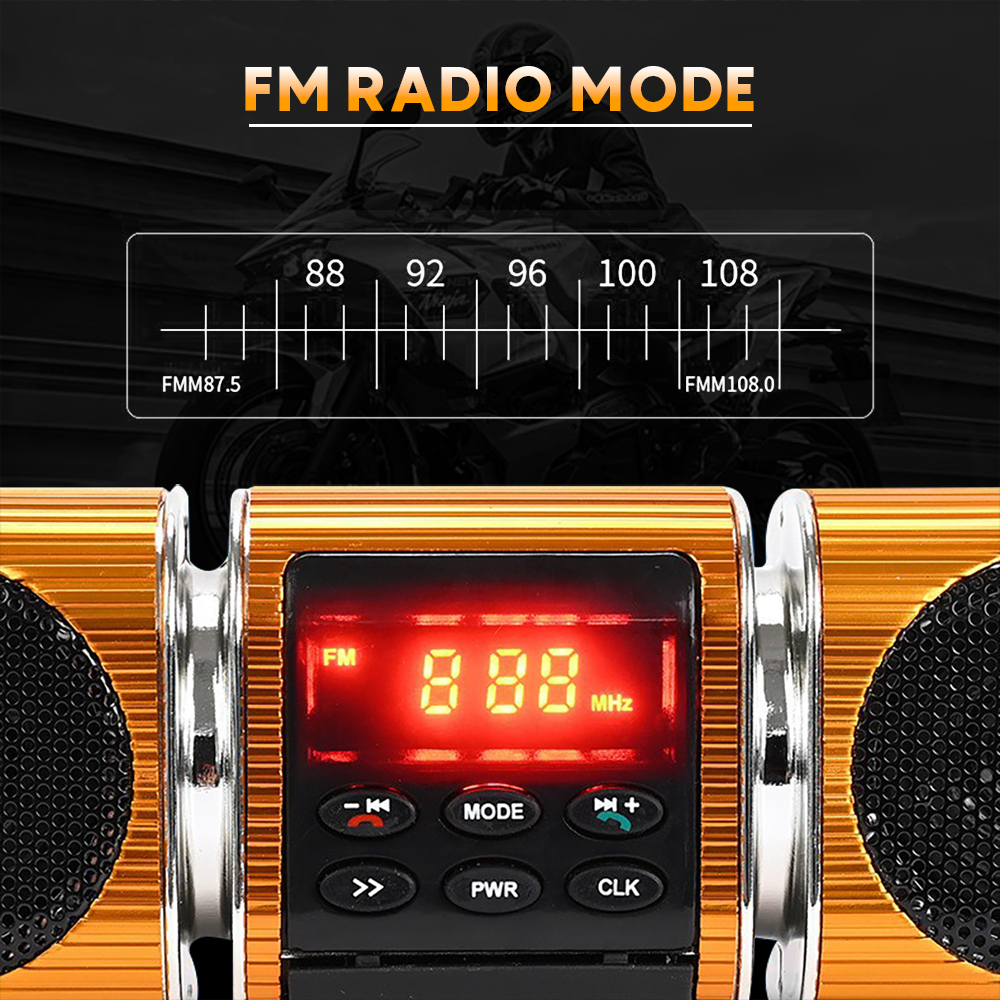 Motorcycle Audio FM Radio, USB - Audio Music Free Mp3 avaliação e preço