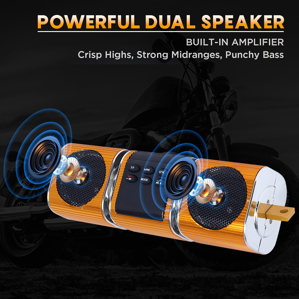 Motorcycle Audio FM Radio, USB - Audio Music Free Mp3 avaliação e preço