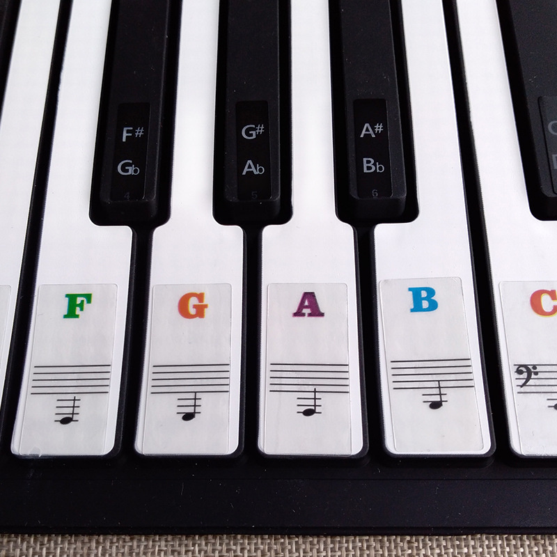 Transparent Piano Keyboard Sti - Keyboard Piano 61 Key avaliação e preço