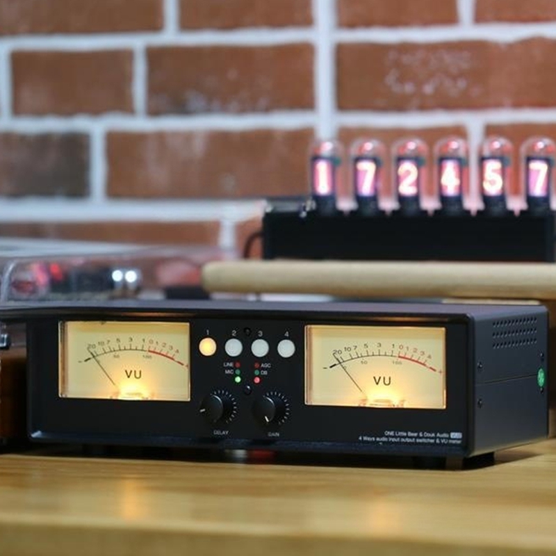 MIC+LINE Analog Dual VU Meter  - Audio Music Visualizer Free avaliação e preço