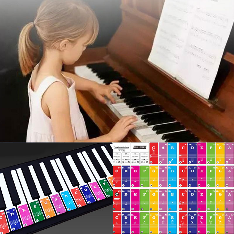37/49/61/88 Keys New Colorful  - Keyboard Piano 61 Key avaliação e preço