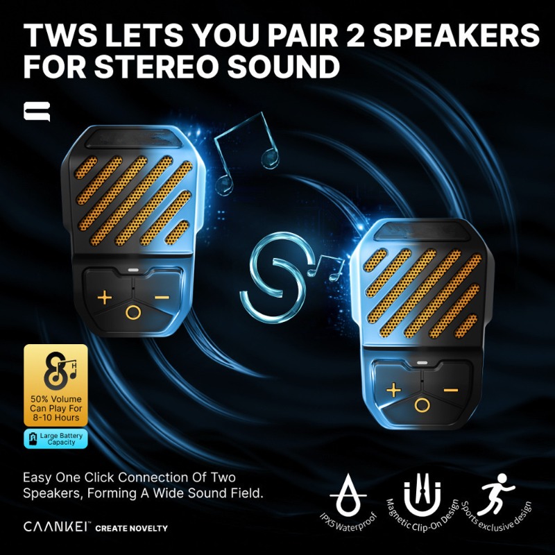 Magnetic TWS Bluetooth Speaker - Audio Music Player Online avaliação e preço