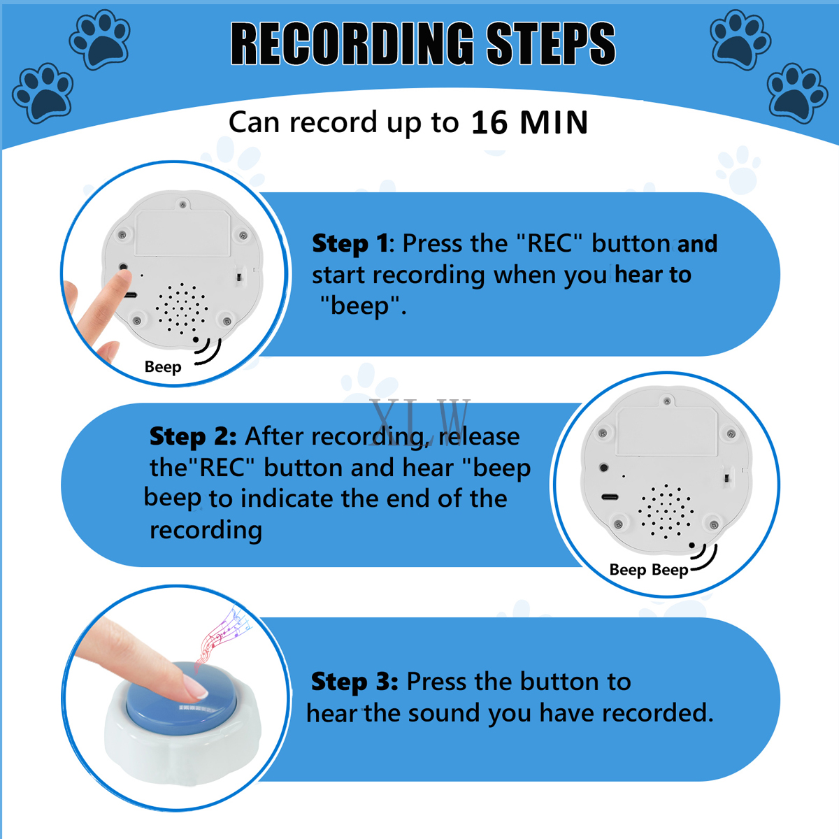 Voice Recording Button,16MB US - Audio Music Download Free avaliação e preço