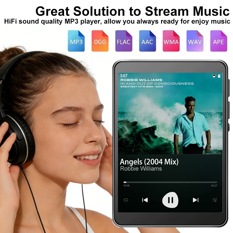 WiFi MP3 Player Andriod 10 Spo - Audio Music Mp3 Download Free avaliação e preço